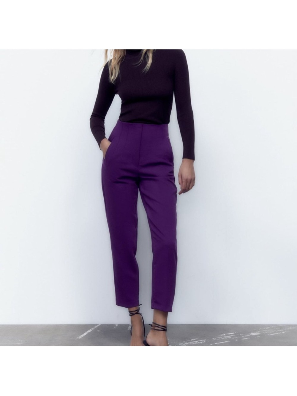 ZARA HIGH WAISTED PANTS NWT